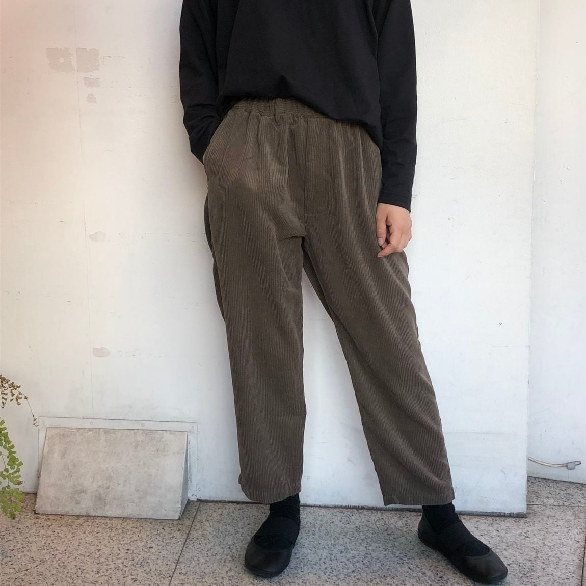 青山】MUJILabo コーデュロイワイドパンツ ｜ 無印良品